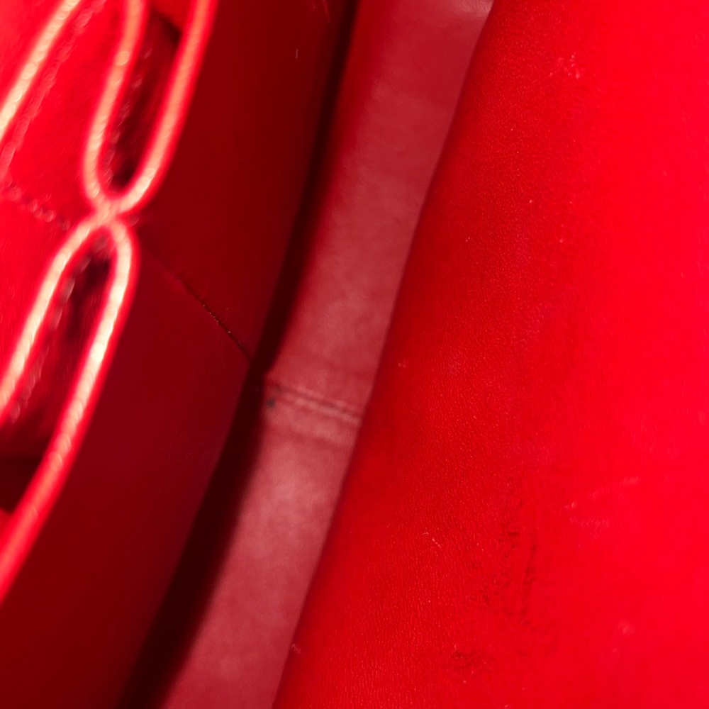 Chanel Jumbo Flap Lambskin Bag - Red - Picture 8 of 8